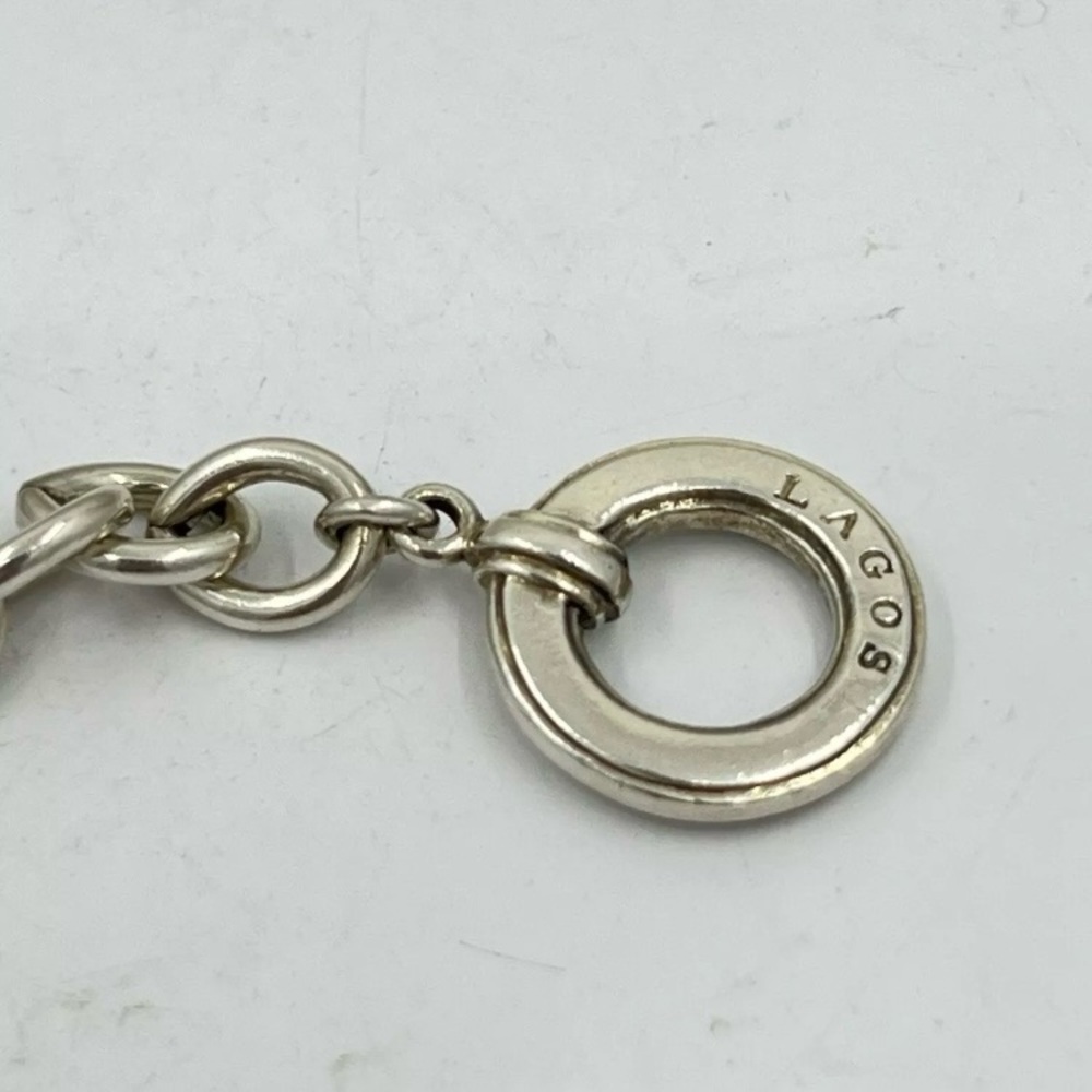 LAGOS Silver Toggle Clasp Bracelet with Heart Charm - Picture 5 of 11